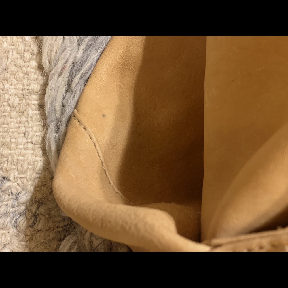 Slouchy Leather Satchel with Southwest Details - Picture 12 of 14